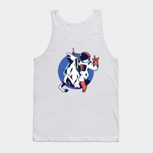 Astronaut Unicorn Rider Tank Top